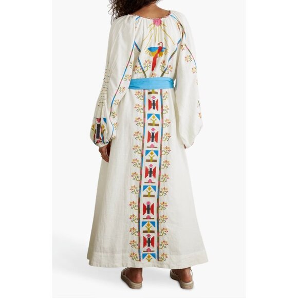 FARM Rio Colorful Embroidered Maxi Dress - Picture 2 of 3
